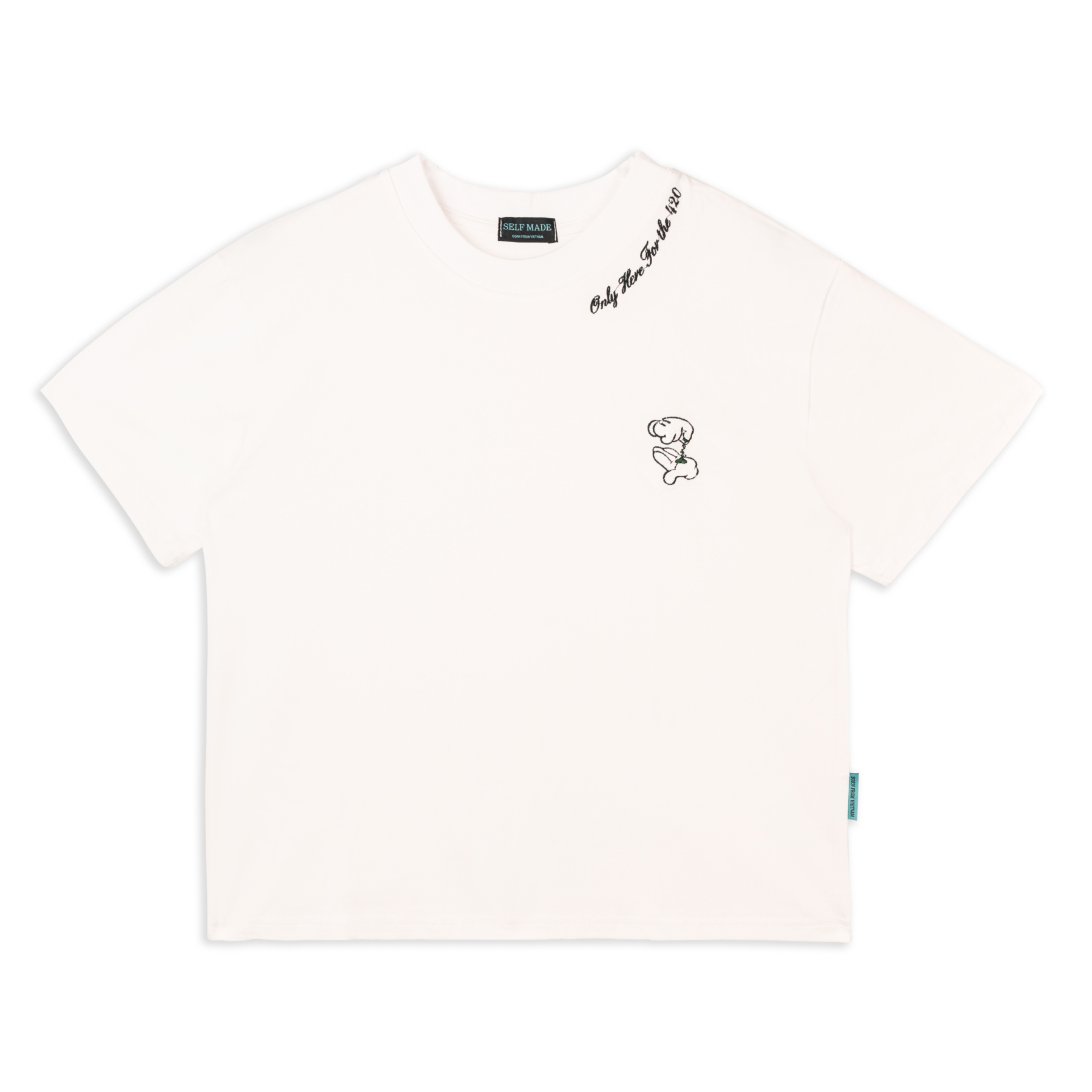 420 TEE IN WHITE