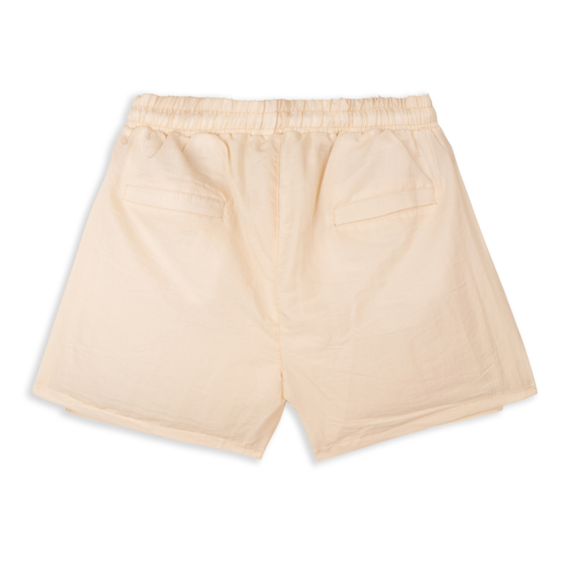 POCKET NYLON SHORT IN BEIGE