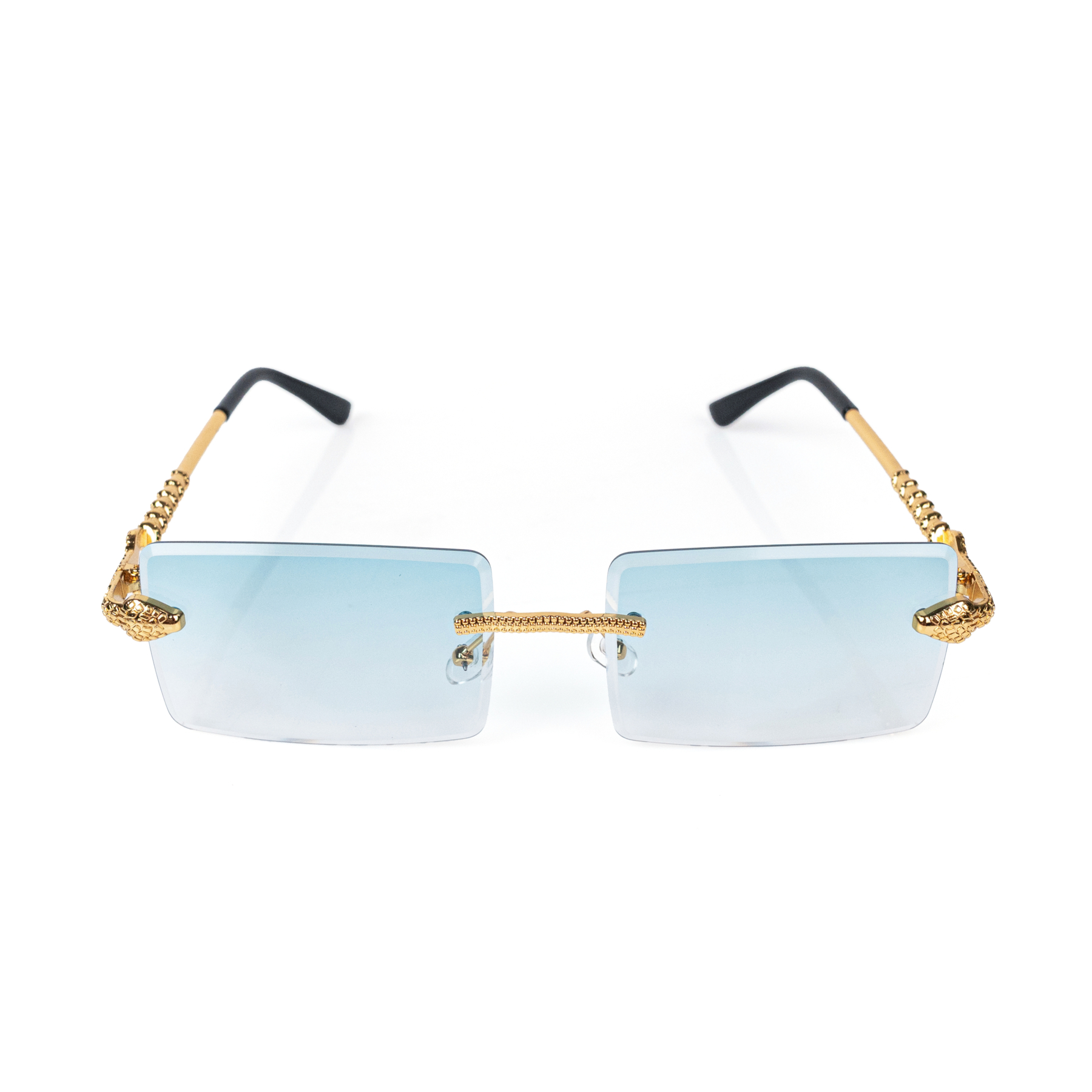 SNAKE SUNGLASSES IN BLUE