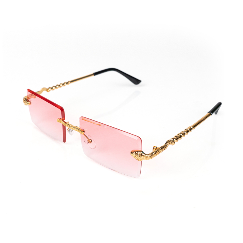 SNAKE SUNGLASSES IN PINK