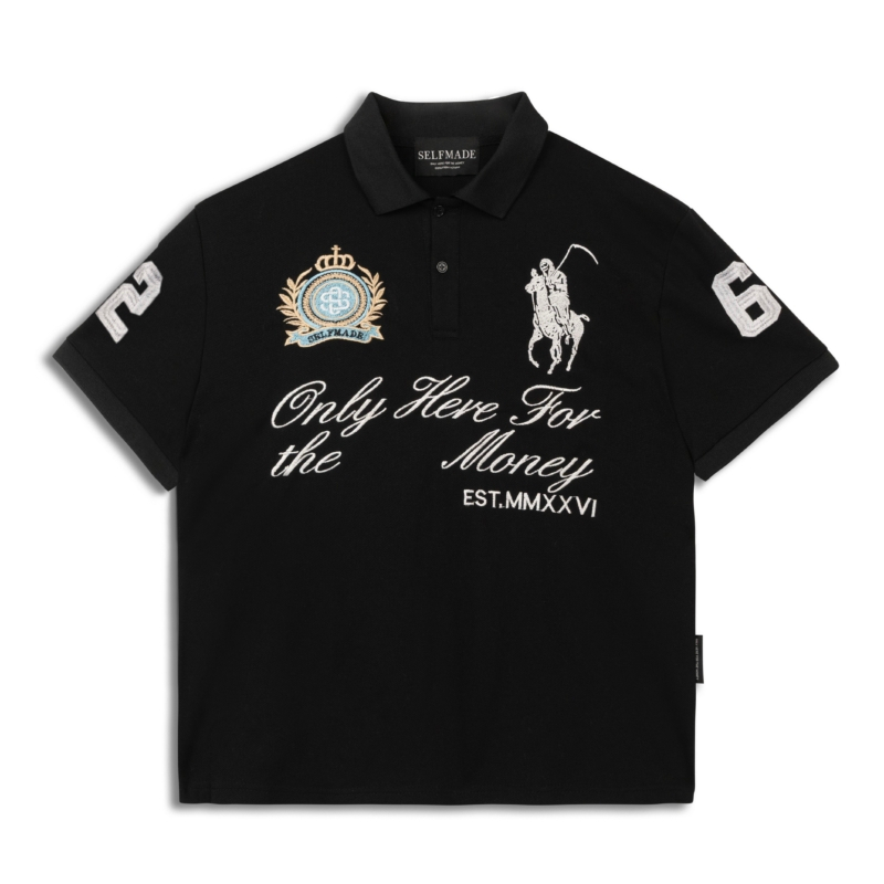 OHFTM POLO IN BLACK