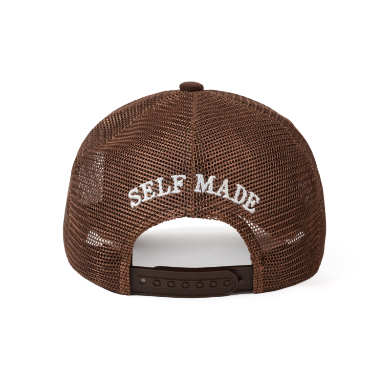 MORE MONEY TRUCKER HAT IN BROWN